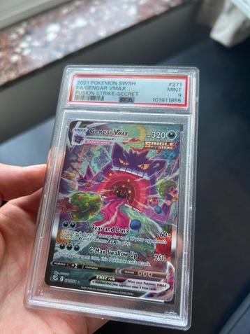 Gengar VMAX 271 PSA Fusion Strike beschikbaar voor biedingen