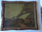 impressionistisch schilderij Molen door Paul Sterpin, Antiek en Kunst, Ophalen