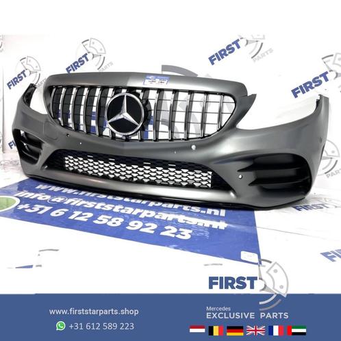 W205 C43 FACELIFT AMG VOORBUMPER Mercedes C Klasse 2014-2021, Auto-onderdelen, Carrosserie, Bumper, Mercedes-Benz, Voor, Gebruikt