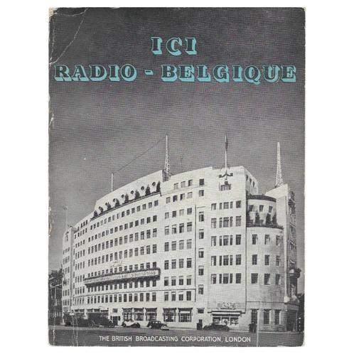 Ici Radio-Belgique, Verzamelen, Militaria | Tweede Wereldoorlog, Overige soorten, Boek of Tijdschrift, Ophalen of Verzenden