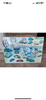 Plaque métallique VW vintage, Enlèvement ou Envoi