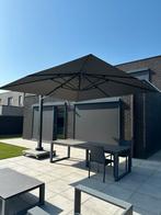 Parasol - Life Nevada - 400x400 lava carbon, Ophalen, Zo goed als nieuw, Zweefparasol