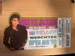 Michael Jackson concert ticket 1988 Werchter, Tickets en Kaartjes