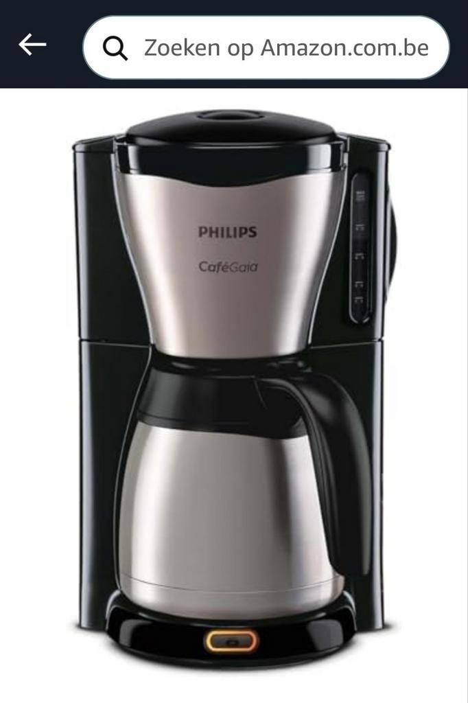 Philips Café Gaia Collection, Elektronische apparatuur, Koffiezetapparaten, Zo goed als nieuw, Gemalen koffie, Overige modellen