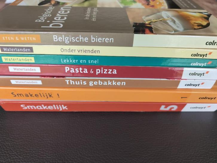 Colruyt - Diverse kookboeken & wijnroutes, Boeken, Kookboeken, Zo goed als nieuw, Voorgerechten en Soepen, Hoofdgerechten, Tapas, Hapjes en Dim Sum