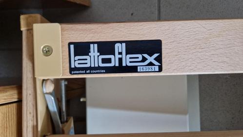 Sommier à lattes Lattoflex 90 x200, Huis en Inrichting, Slaapkamer | Matrassen en Bedbodems, Zo goed als nieuw, Bedbodem, 90 cm