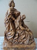 Vintage Mariabeeld O. L. Vrouw van Rust Heppeneert 19cm 1960, Ophalen of Verzenden, Zo goed als nieuw, Beeld(je), Christendom | Katholiek