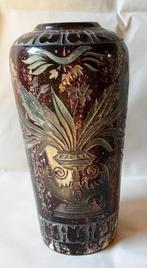 Prachtige Ceramic vaas met Art Deco motieven, Ophalen of Verzenden