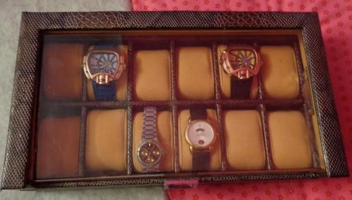 horlogedoos, Handtassen en Accessoires, Horloges | Heren, Zo goed als nieuw, Ophalen of Verzenden