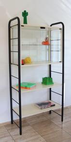 Vintage Ikea rek / Vitrinekast jaren 80 / Wall Unit Wandrek, Huis en Inrichting, Kasten | Vitrinekasten, Ophalen, Gebruikt, Glas