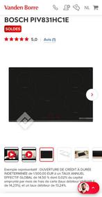 Taque à induction BOSCH 80CM NEUVE EMBALLÉE, Neuf