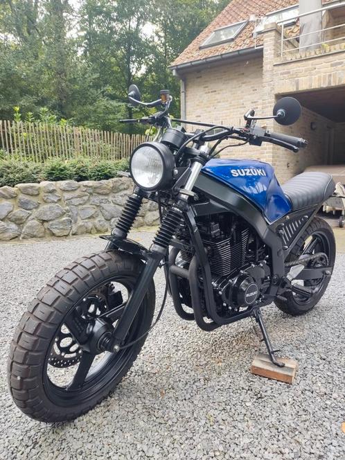 Suzuki 500 Scrambler 34 Kw-ALLERLAATSTE PRIJSVERLAGING, Motoren, Motoren | Suzuki, Particulier, Naked bike, 2 cilinders, Ophalen