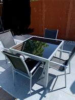 tuintafel set, Ophalen, Gebruikt, Aluminium