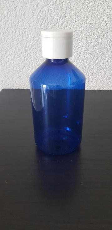Lege Plastic Fles 250 ml PET blauw - 35 stuks - 35€ beschikbaar voor biedingen