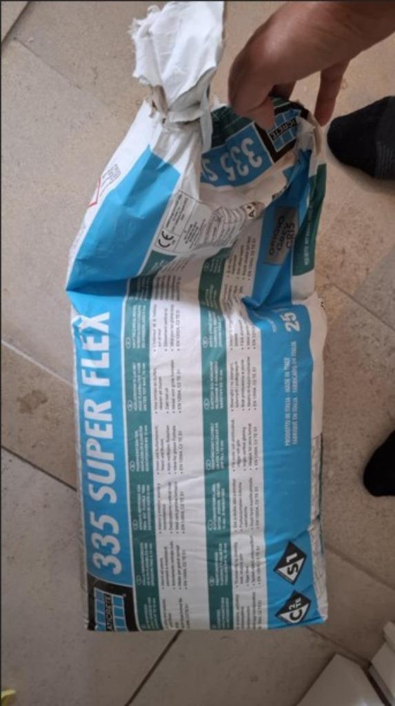 super flexibele tegellijm 20kg, Doe-het-zelf en Bouw, Tegels, Nieuw, Ophalen