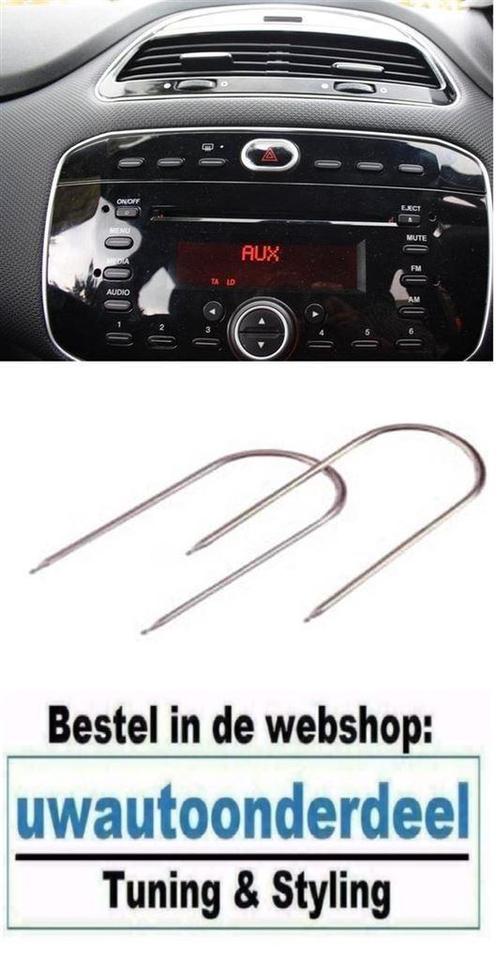 Radio Cd Demontage Sleutel Tool Beugel Gereedschap Aux Fiat, Auto diversen, Tuning en Styling, Verzenden