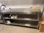 Inox tafel 1,80 m, Ophalen