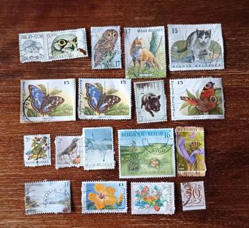 Afgestempelde postzegels België en andere; 142 st (bopo1)