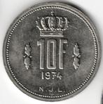 Luxemburg : 10 Francs 1974  KM#57  Ref 13271, Ophalen of Verzenden, Overige landen, Losse munt