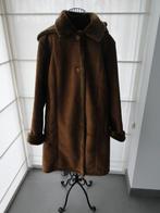 Winterjas in daimlook met teddy voering - maat 46, Ophalen of Verzenden, Zo goed als nieuw, Maat 46/48 (XL) of groter, Bruin