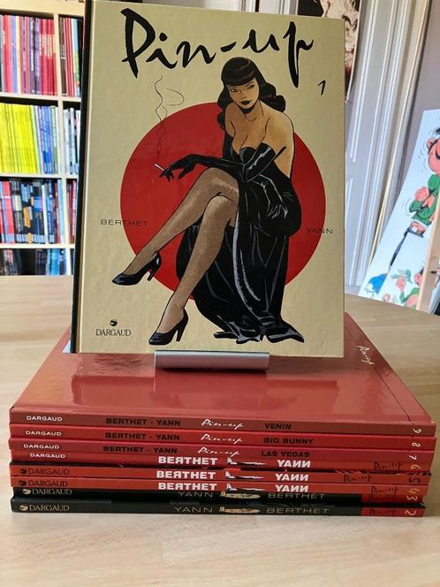 Pin-up - Dargaud (Berthet) (EO) T1 à 9, Boeken, Stripverhalen, Zo goed als nieuw, Complete serie of reeks, Ophalen of Verzenden