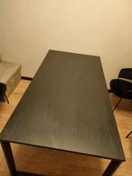 Table de salle a manger noir en bois et métal, Maison & Meubles, 150 à 200 cm, Cinq personnes ou plus, Autres essences de bois