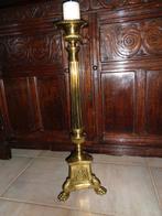 *Grote prachtige zware antieke bronzen kandelaar (19e eeuw), Antiek en Kunst, Ophalen of Verzenden