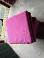 3 roze opberg boxen uit stof, Enlèvement, Comme neuf, Rose