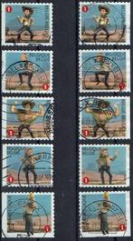 Volledige reeks Suske & Wiske 3888/92+a, Met stempel, Verzenden, Frankeerzegel, Gestempeld