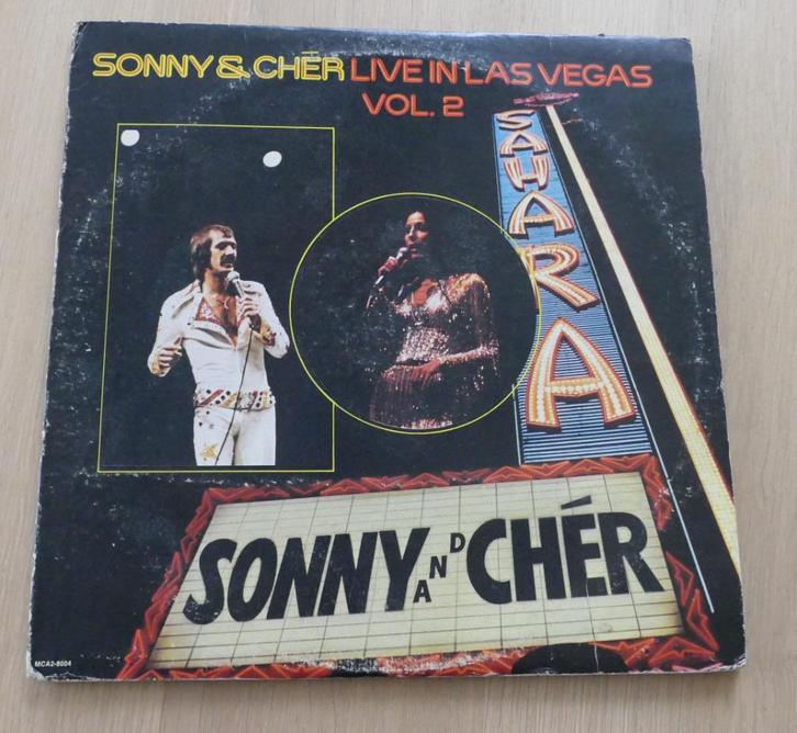 2LP  Sonny & Cher ‎– Live In Las Vegas Vol.2, Cd's en Dvd's, Vinyl | Rock, Gebruikt, Poprock, 12 inch, Ophalen of Verzenden
