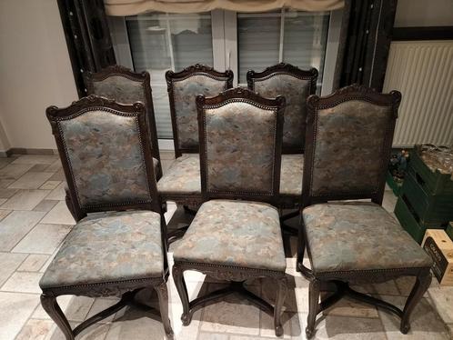 8 (6+2) degelijke kwaliteitsvolle eetkamerstoelen, Antiek en Kunst, Antiek | Meubels | Stoelen en Sofa's, Ophalen