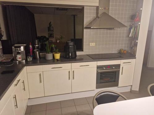 L-keuken 314cm x 309cm, Huis en Inrichting, Keuken | Complete keukens, Gebruikt, Hoekkeuken, Wit, Hout, Ophalen