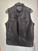 Harley Davidson leren mouwloze jas voor heren, Ophalen of Verzenden, Zo goed als nieuw, Maat 52/54 (L), Zwart