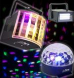 PARTY-3PACK 3-Led Disco licht effcten [1182P-B], Musique & Instruments, Lumières & Lasers, Enlèvement ou Envoi, Neuf, Lumières