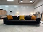 ZGAN Minotti Andersen Quilt 5-Zits Mokka – NP: €16.000, 100 tot 125 cm, Ophalen of Verzenden, Zo goed als nieuw, Rechte bank