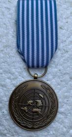 Medaille, UN-Service medal "Korea" (1950-54) FR taal Belgisc, Ophalen of Verzenden, Landmacht, Lintje, Medaille of Wings