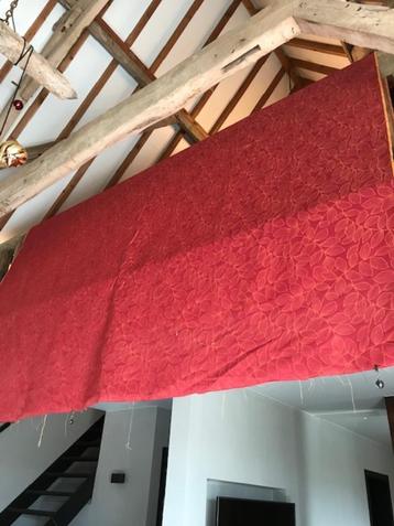 interieurstof rood en oranje - 2m90 breed beschikbaar voor biedingen