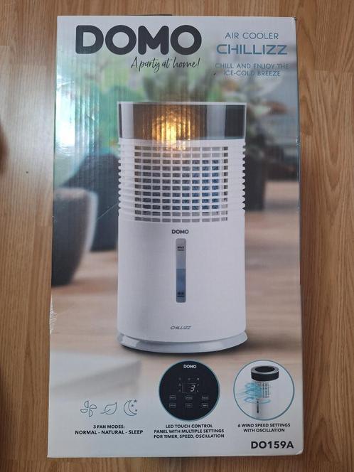 DOMO Desktop tower air cooler 'Chillizz', Elektronische apparatuur, Airco's, Gebruikt, Tafel- of Grondventilator, Minder dan 60 m³