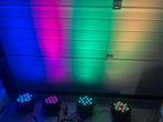 4 spots pour soiree , dj , anniversaire, Ophalen, Zo goed als nieuw, Kleur