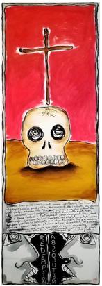 Nos regrets… peinture figuration narrative, Enlèvement ou Envoi