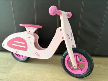 Kids Club Loopfiets Vespa 10 Inch Meisjes Roze, Enlèvement, Utilisé, Kids Club