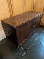 Antieke eiken koffer, Ophalen, Gebruikt