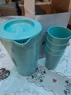 Kan met bekers, Ophalen