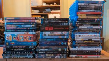 Groot lot Blu-ray en DVD's o.a Disney, Batman, Nolan