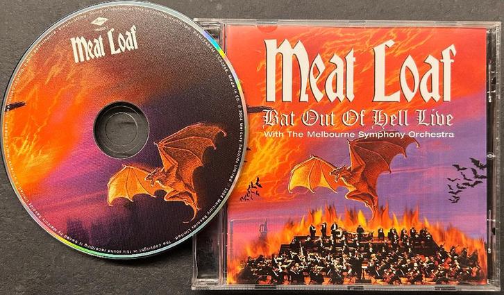 MEAT LOAF - Bat out of hell Live w/Orchestra ( CD ), CD & DVD, CD | Rock, Comme neuf, Pop rock, Envoi