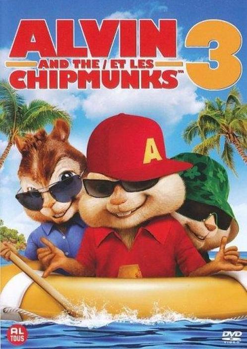 Dvd - Alvin and the chipmunks 3, CD & DVD, DVD | Films d'animation & Dessins animés, Enlèvement ou Envoi