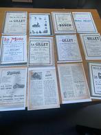 Brochures Gillet, Enlèvement ou Envoi