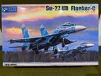 Kitty Hawk 1/48 Russische Sukhoi SU-27 UB Flanker C, Overige merken, Nieuw, Ophalen of Verzenden, Groter dan 1:72