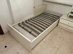 1 persoons bed, Huis en Inrichting, Slaapkamer | Bedden, Ophalen, 90 cm, Eenpersoons, Wit