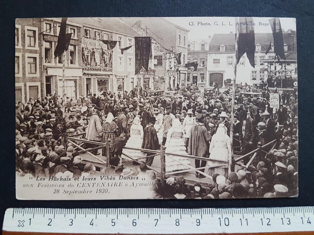 Carte postale Aywaille Festivés Centenaire 1930, Collections, Cartes postales | Belgique, Enlèvement ou Envoi, 1920 à 1940, Non affranchie